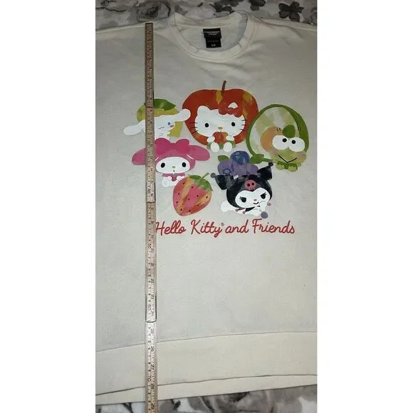 Hello Kitty‎ & Friends Sanrio Fruits Crewneck Women's Large Sweater - Picture 10 of 10